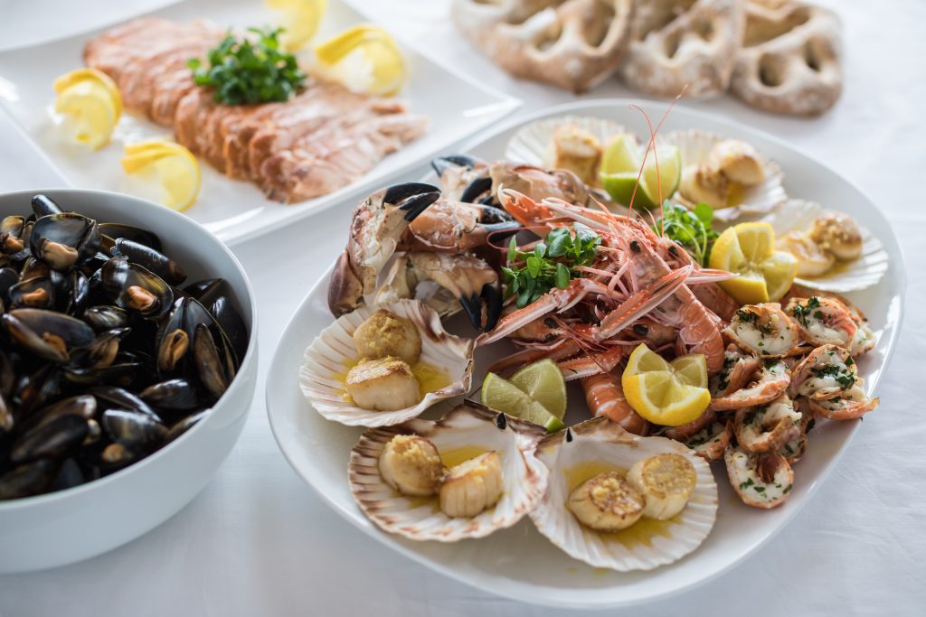 All the seafood is locally sourced